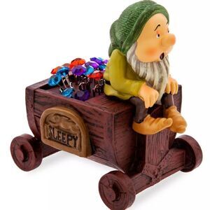 Disney Store Sleepy Snow White and the Seven Dwarfs Figural Trinket Dish Set